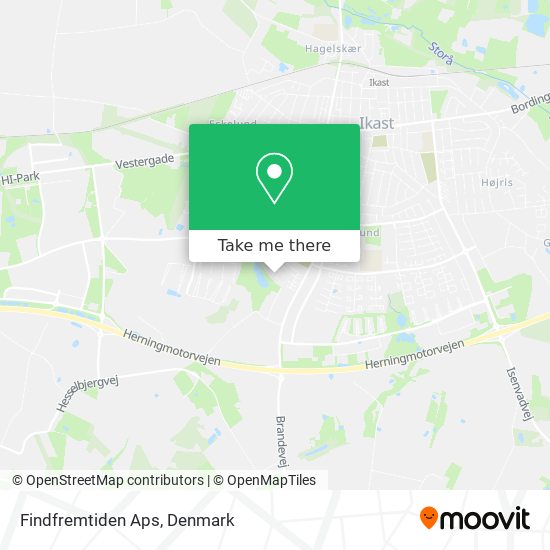 Findfremtiden Aps map