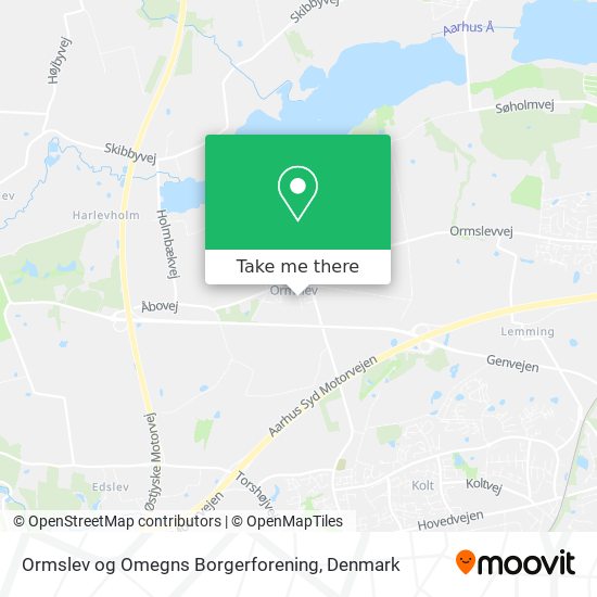 Ormslev og Omegns Borgerforening map