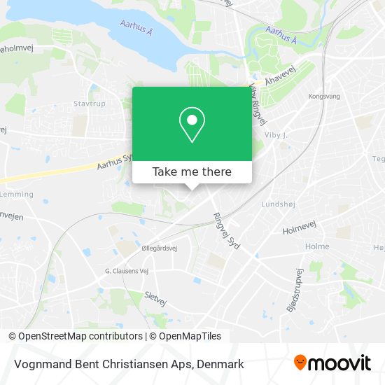 Vognmand Bent Christiansen Aps map