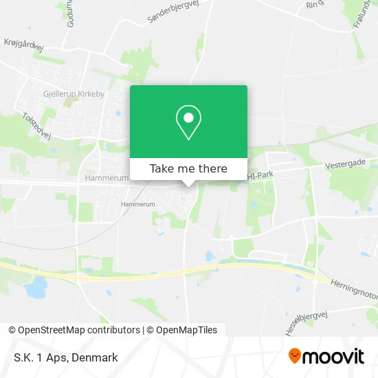 S.K. 1 Aps map