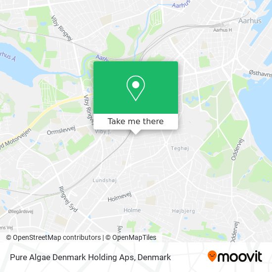 Pure Algae Denmark Holding Aps map