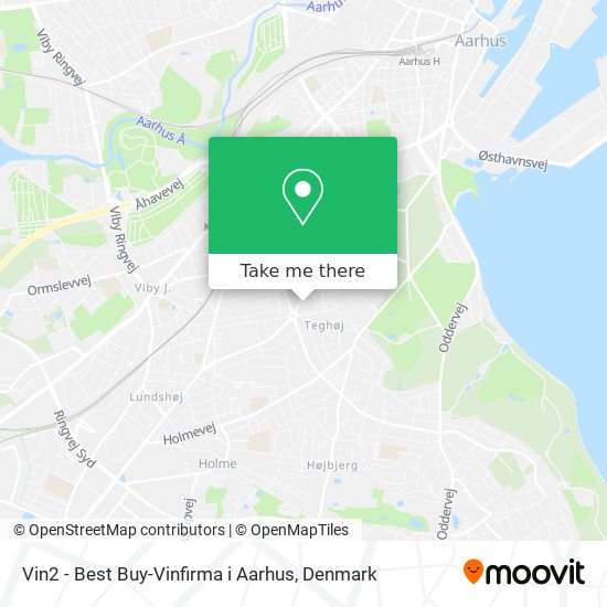 Vin2 - Best Buy-Vinfirma i Aarhus map