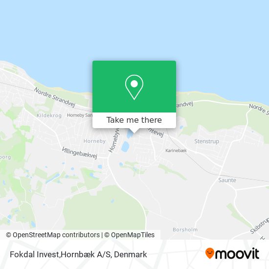 Fokdal Invest,Hornbæk A/S map