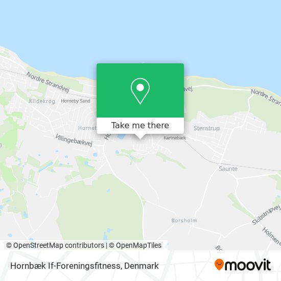 Hornbæk If-Foreningsfitness map