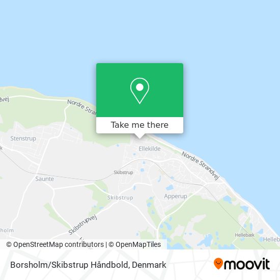 Borsholm/Skibstrup Håndbold map