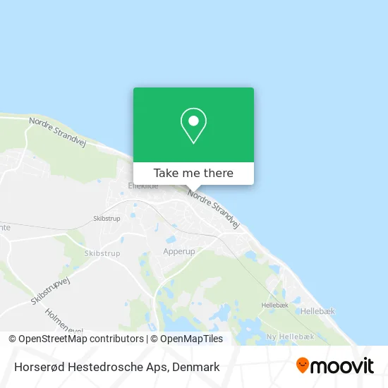 Horserød Hestedrosche Aps map