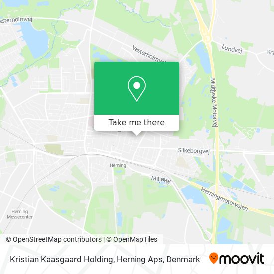 Kristian Kaasgaard Holding, Herning Aps map