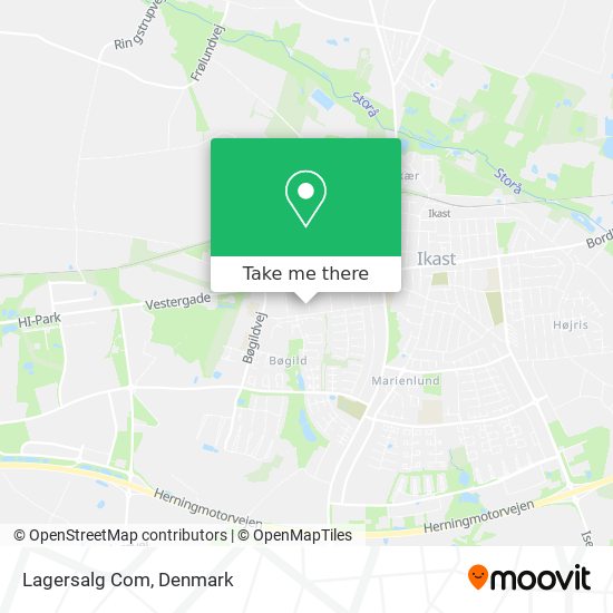 How to get to Lagersalg Ikast-Brande by Bus or