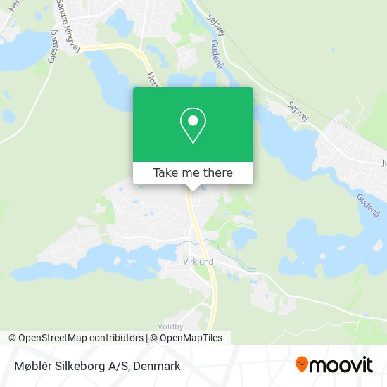 Møblér Silkeborg A/S map