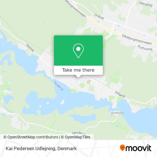 Kai Pedersen Udlejning map