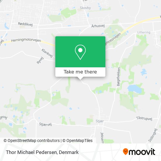 Thor Michael Pedersen map