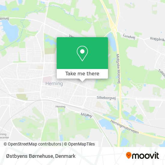 Østbyens Børnehuse map