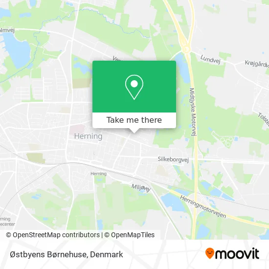 Østbyens Børnehuse map