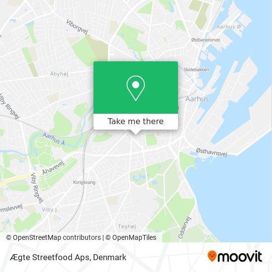 Ægte Streetfood Aps map