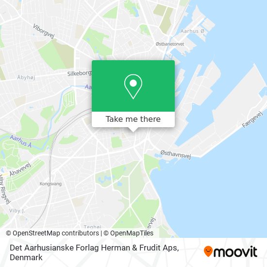 Det Aarhusianske Forlag Herman & Frudit Aps map