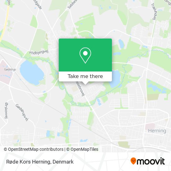 Røde Kors Herning map