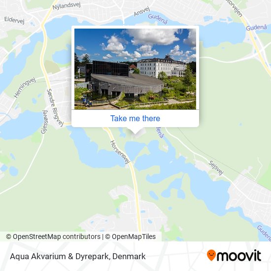 Aqua Akvarium & Dyrepark map