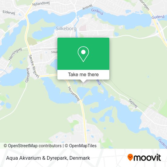 Aqua Akvarium & Dyrepark map