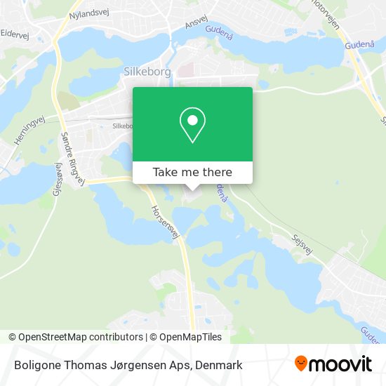 Boligone Thomas Jørgensen Aps map