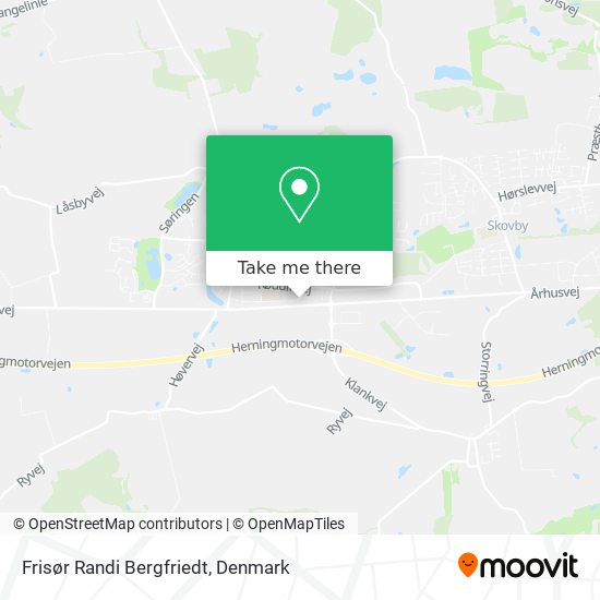 Frisør Randi Bergfriedt map