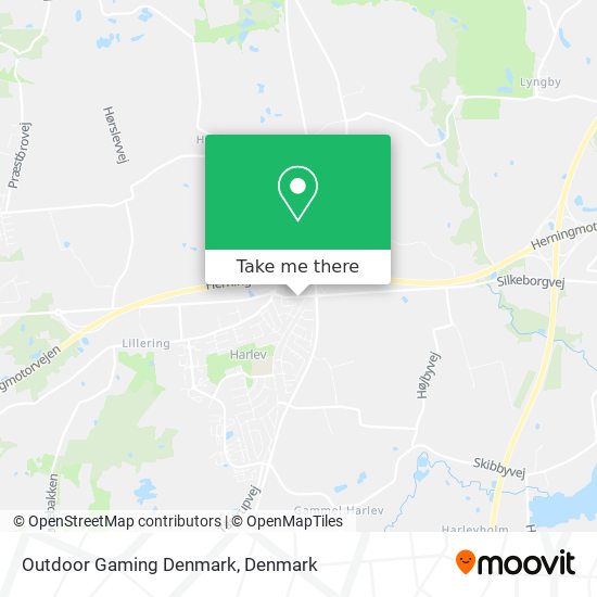 Outdoor Gaming Denmark map