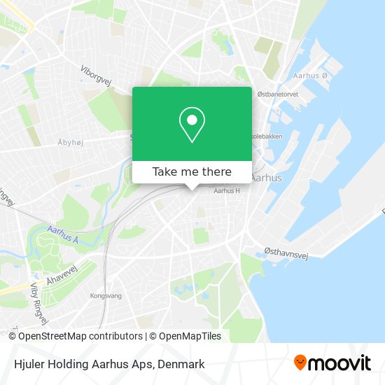 Hjuler Holding Aarhus Aps map