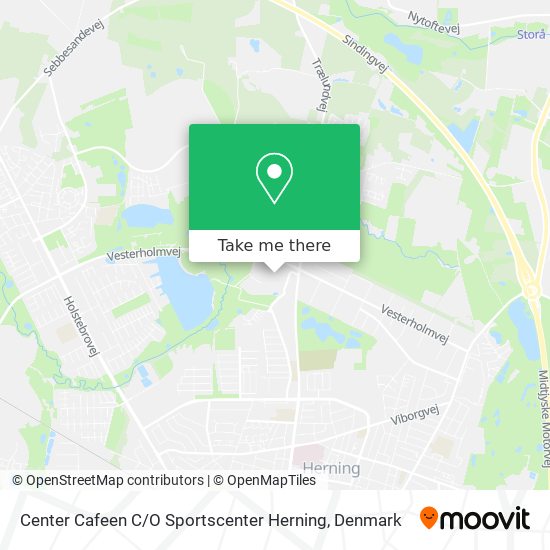 Center Cafeen C / O Sportscenter Herning map