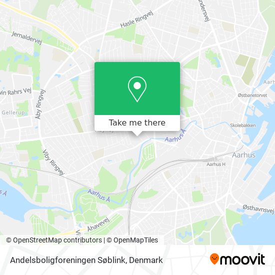 Andelsboligforeningen Søblink map