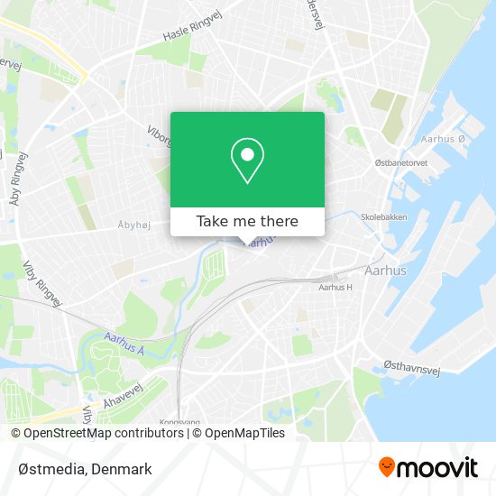 Østmedia map