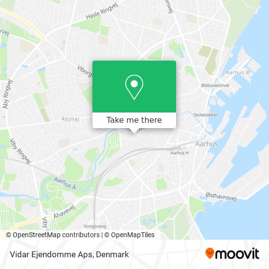 Vidar Ejendomme Aps map