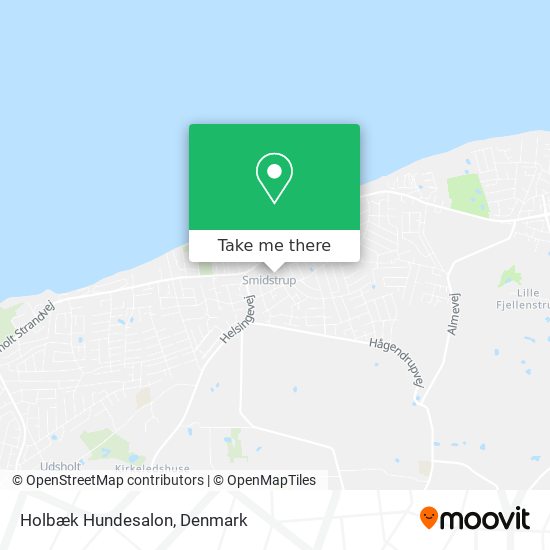 Holbæk Hundesalon map