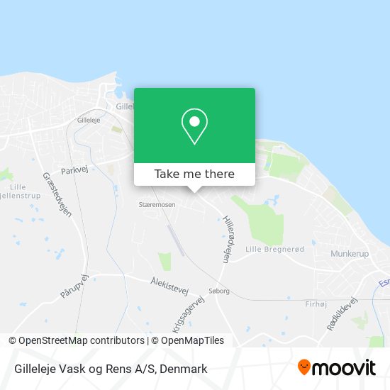 Gilleleje Vask og Rens A/S map