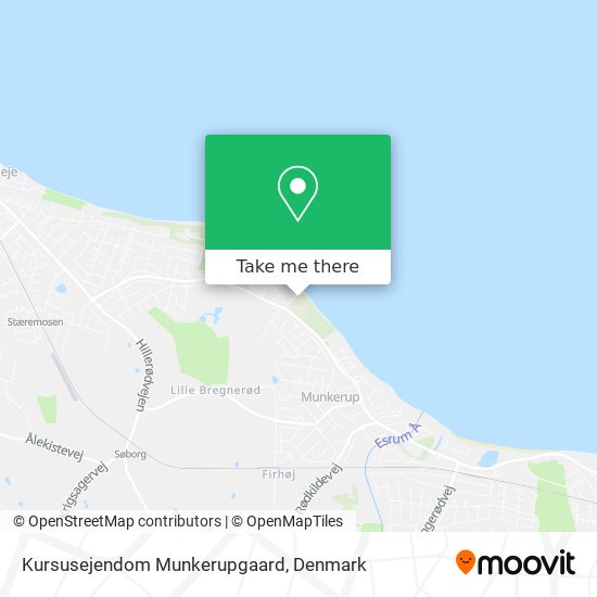 Kursusejendom Munkerupgaard map