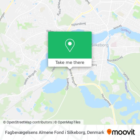 Fagbevægelsens Almene Fond i Silkeborg map