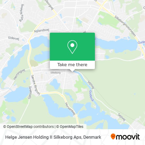 Helge Jensen Holding II Silkeborg Aps map