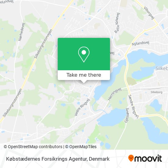 Købstædernes Forsikrings Agentur map