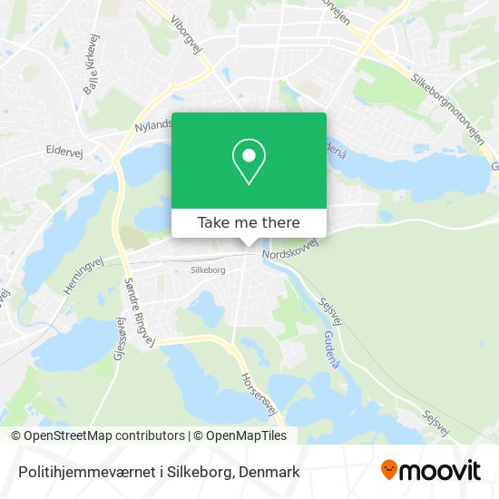 Politihjemmeværnet i Silkeborg map