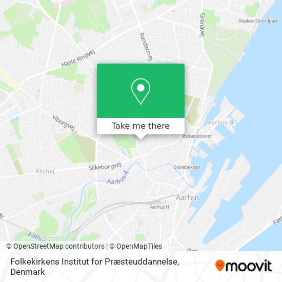 Folkekirkens Institut for Præsteuddannelse map