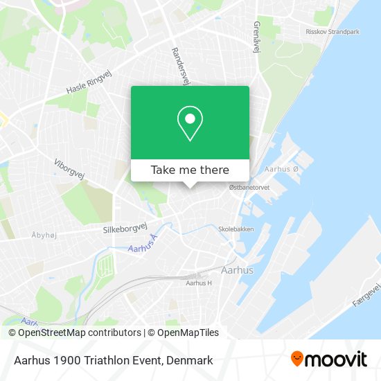 Aarhus 1900 Triathlon Event map