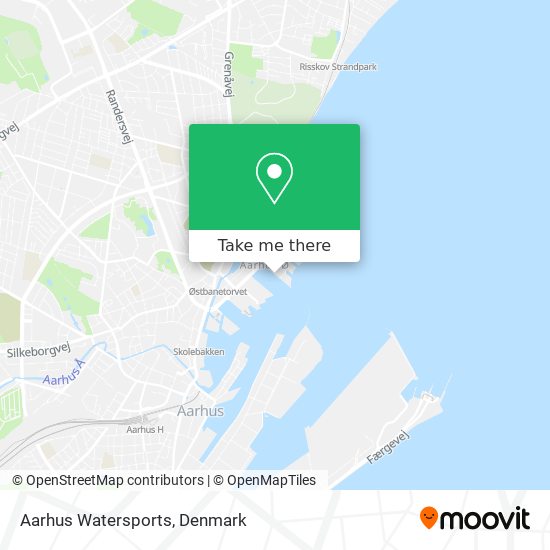 Aarhus Watersports map