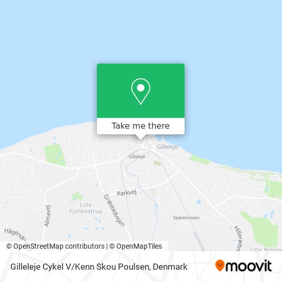 Gilleleje Cykel V / Kenn Skou Poulsen map