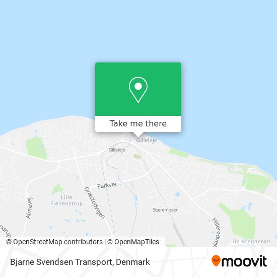 Bjarne Svendsen Transport map