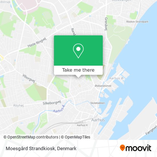 Moesgård Strandkiosk map