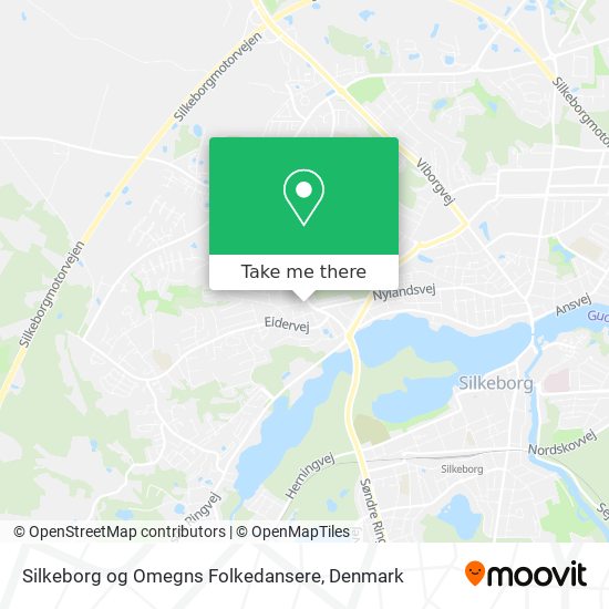 Silkeborg og Omegns Folkedansere map