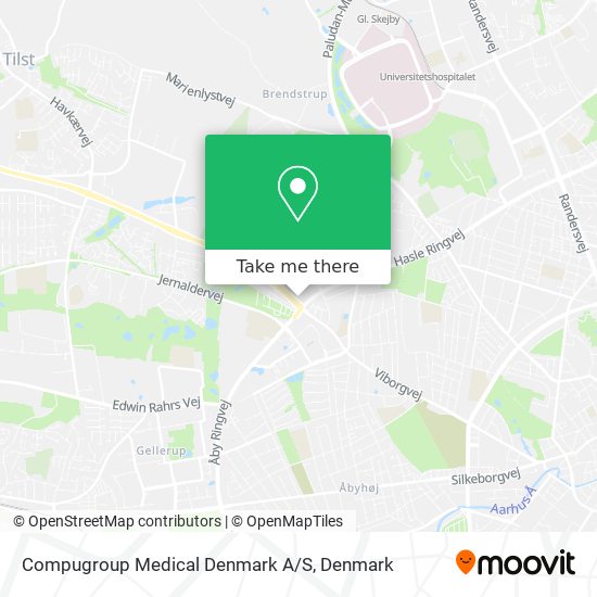 Compugroup Medical Denmark A/S map