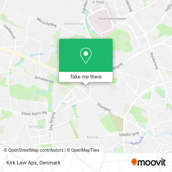 Kirk Law Aps map