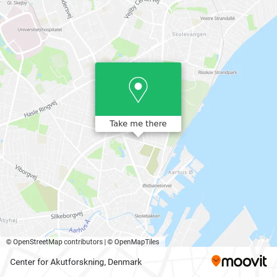 Center for Akutforskning map