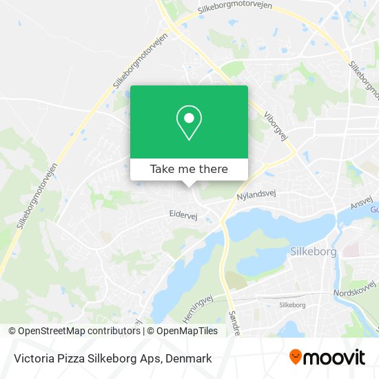 Victoria Pizza Silkeborg Aps map