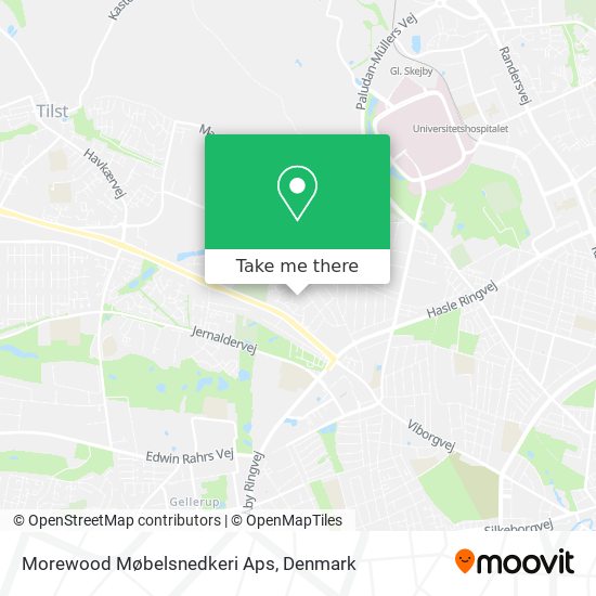 Morewood Møbelsnedkeri Aps map