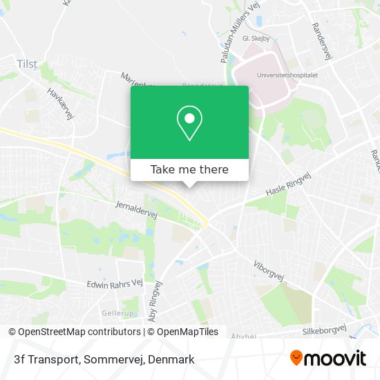 3f Transport, Sommervej map